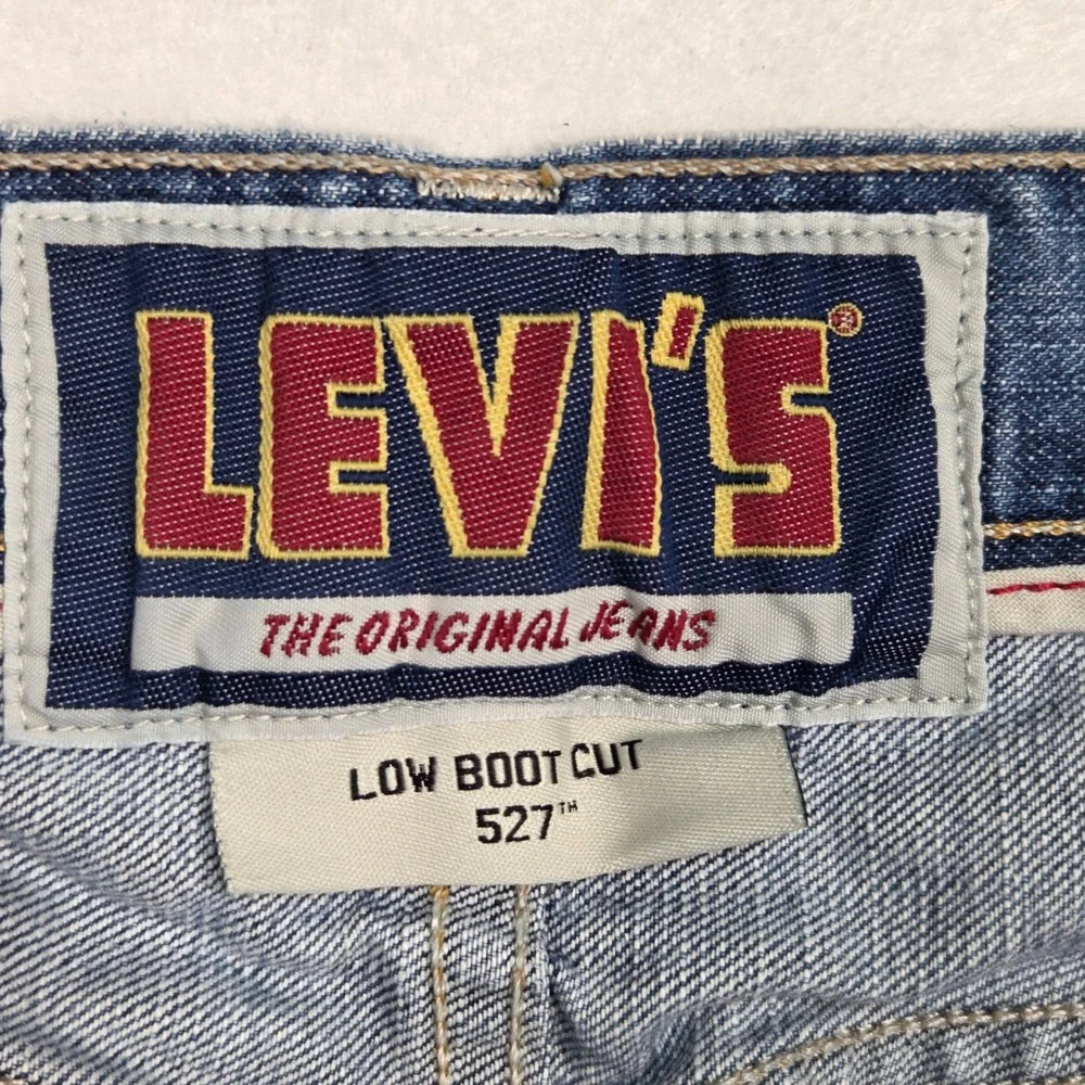 Levi's 527 Jeans Mens 30×30 (Fits 29×27) Blue Low Boot Cut Denim‎